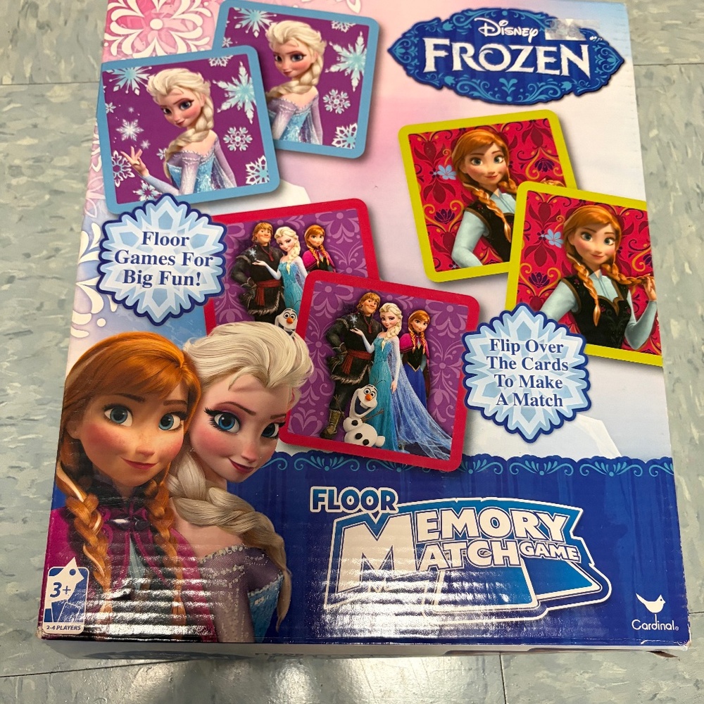 Disney Frozen Memory Match Floor Game